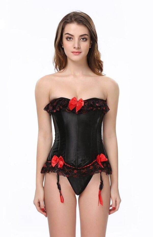 Corset Porte-jarretelles <br> Noir & sexy