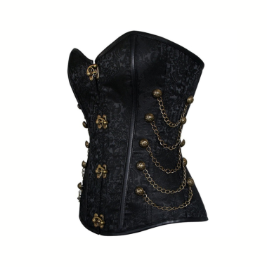 Corset femme steampunk noir