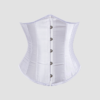 Corset underbust blanc satin
