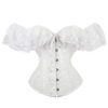 Corset Vintage Blanc femme