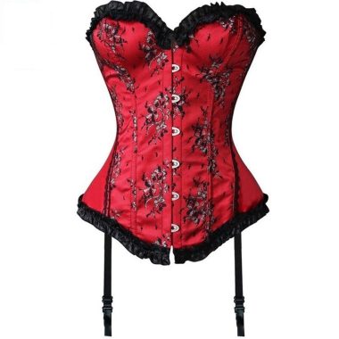 Corset Vintage <br> l'élégance du Rouge