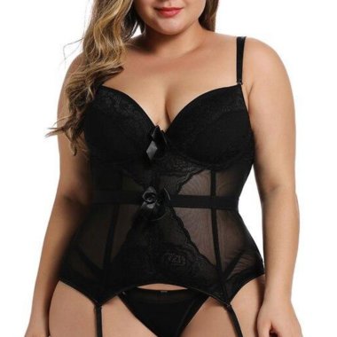 Corset Porte-jarretelles <br> Grande Taille
