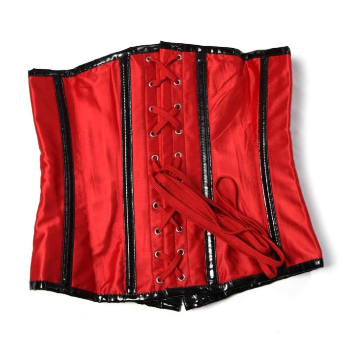 lacet-corset-femme-haut-rouge.jpg Corset Underbust Femme Rouge