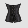 Corset Femme Satin Noir