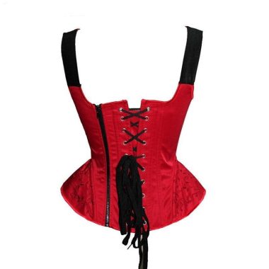Vintage Bustier <br> Corset Tops rouge