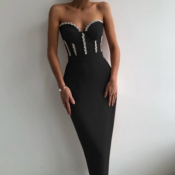 Robe Longue <br> Corset Bustier