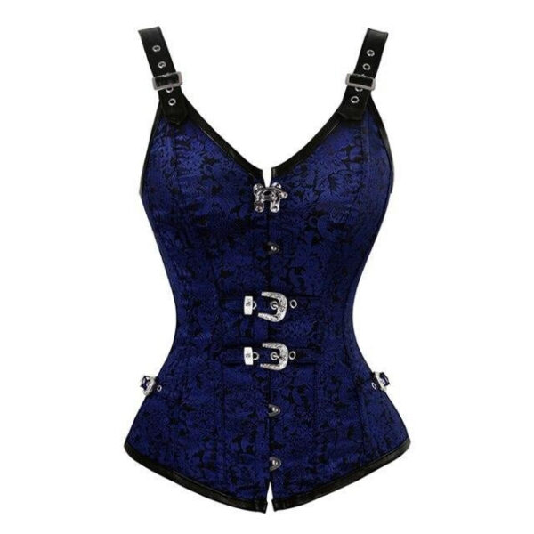Corset Top Moderne rouge