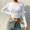Pull Corset <br> Blanc