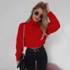 Pull Corset <br> Col Roulé