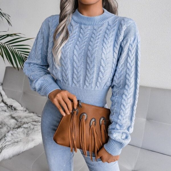 Pull Court <br> Effet Corset