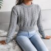 Pull Court <br> Effet Corset