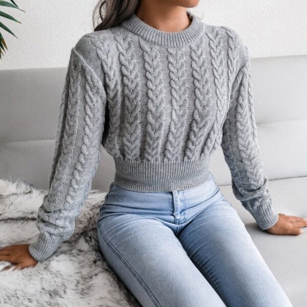 Pull Court <br> Effet Corset