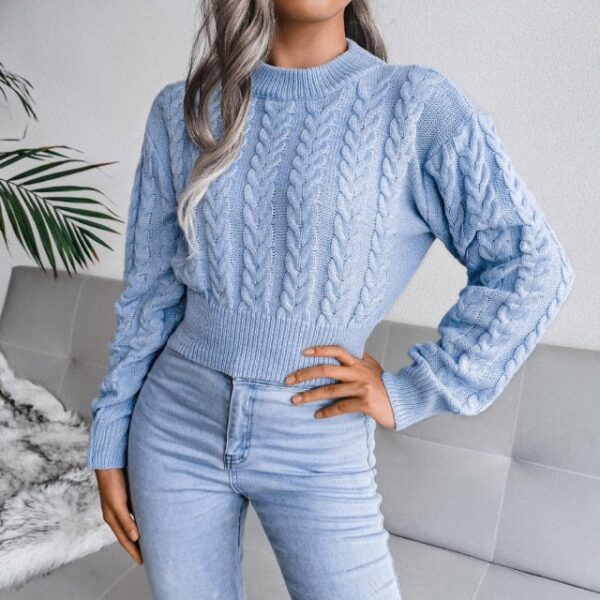 Pull Court <br> Effet Corset