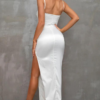 Robe corset bustier blanche