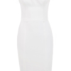 Robe Bustier <br> Plume Blanche