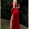 Robe Bustier Corset Rouge