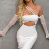 Robe Bustier Blanche Courte
