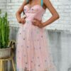 Robe Corset <br> avec Bretelles bleus