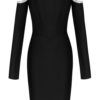Robe Cocktail Corset Rouge