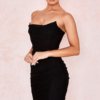 Robe corset tulle noire
