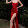 Robe Bustier Corset Rouge