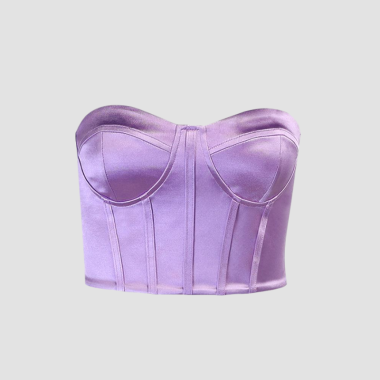 Top Corset femme Violet