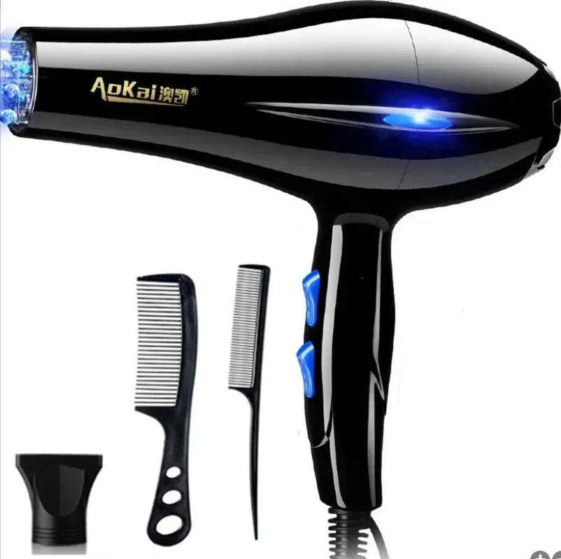 Sèche-cheveux professionnel puissant, séchage rapide – Image 3
