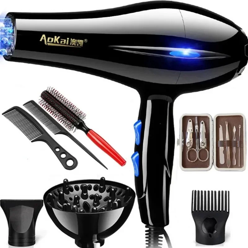 Sèche-cheveux professionnel puissant, séchage rapide – Image 6
