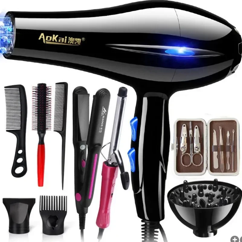 Sèche-cheveux professionnel puissant, séchage rapide – Image 5