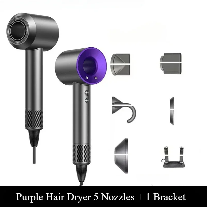 Sèche-cheveux professionnel avec fonction air chaud – Image 5