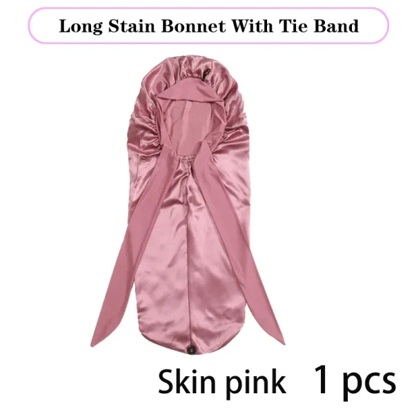 S0760a485d3ca468e850d988dfacaa1a05.webp Bonnet long en satin uni extra large avec long lien