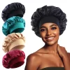 S0933b6280f954a289d6cc1534e86713cu.webp Nouveau bonnet de nuit en satin à large bord