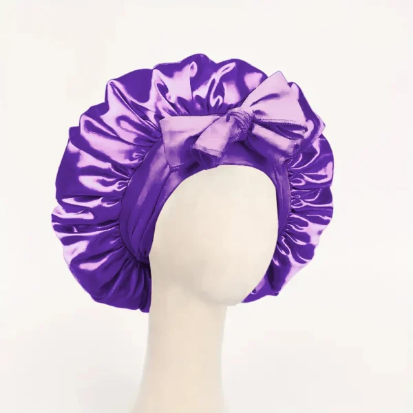 S0943869035e14f308f0c0f7f8071ff53a.webp Bonnet en satin, bonnet en soie, bonnet ajustable pour dormir