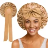 S10b1fcafa82048deaec6e83513f119d0s-1.webp Bonnet de nuit en satin à longue queue pour femme