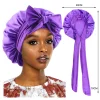 S11fe038a442740b6b749caa0920d48e4q.webp Nouveau bonnet de nuit en satin pour femme