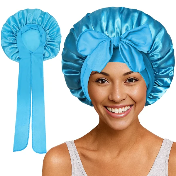 S1ec21b9b2d9d4c5788289edd0b497a49s-1.webp Bonnet de nuit en satin à longue queue pour femme