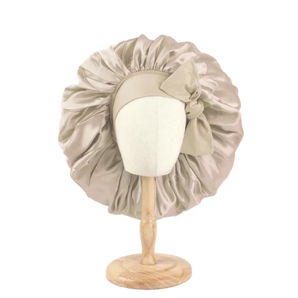 S25b799b986ef4c69a1ad90d3de78bfb98.webp Nouveau bonnet de nuit soyeux en satin pour femme