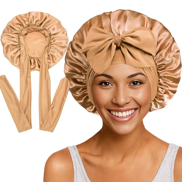 S26274915a7a7410db522675e67389302T-1.webp Bonnet de nuit en satin à longue queue pour femme