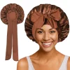 S2ba161d43a094701a058de0f5a5f37eb3-1.webp Bonnet de nuit en satin à longue queue pour femme