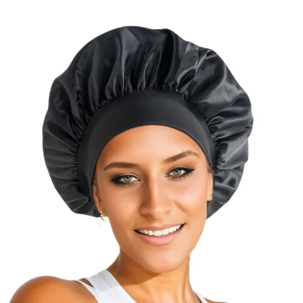 S2be8010c8e1b4fd7a3b7f802f8e7fa50Y.webp Bonnet en satin est un accessoire simple