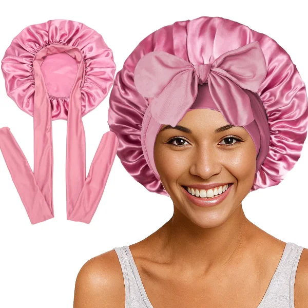 S46b068d7c58d4f0ca049c96e88311e53T-1.webp Bonnet de nuit en satin à longue queue pour femme