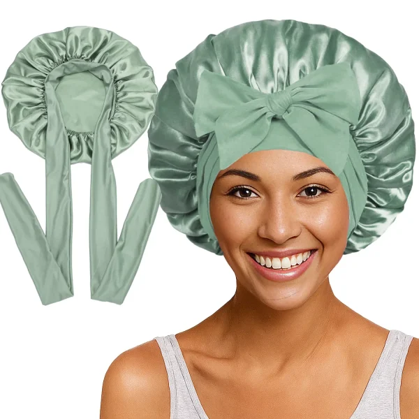 S47598a5fc7534ab7b0e7846b487728bei-1.webp Bonnet de nuit en satin à longue queue pour femme