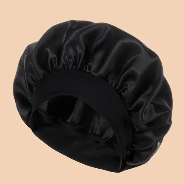S49c7806d1262468a8d20c085f28c016dJ.webp Bonnet de douche en Satin solide à large bord