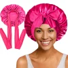 S681044407fbe4d9ca55368a928bb1c99T-1.webp Bonnet de nuit en satin à longue queue pour femme