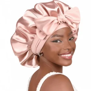 S696d05ea029c437c871f4e63e14e67d9F.webp Bonnet de nuit ajustable en satin pour femme