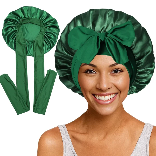 S6dd169db0b5348d58824d20306bdf02au-1.webp Bonnet de nuit en satin à longue queue pour femme