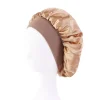 S7696e237b92a42aba81aa0684d56452bL.webp Nouveau bonnet de nuit en satin à large bord