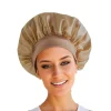 S87ae0ef952514f88b56003ee1ecd4d06u.webp Nouveau bonnet de nuit en satin à large bord