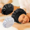 Sc15812b33a284a6cb78748e9026e2eb1L.webp Nouveau bonnet de nuit en satin à large bord