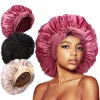 Sc6a4711e3304465c88ba37e22f01ff886.webp Nouveau bonnet de nuit soyeux en satin pour femme